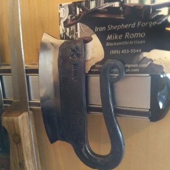 Iron Shepherd Forge - Hand Forged Chopping Blade by Mike Romo of Iron Shepherd Forge - Metal Fabricators Near Me - Albuquerque, New Mexico