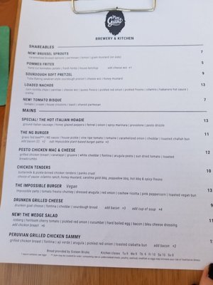 Menu photo 5 Nine Giant Brewing Cincinnati, OH