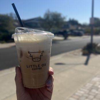 Little Ox Coffee - Salted Cream Vanilla Latte - Coffee & Tea Near Me - Fullerton, California