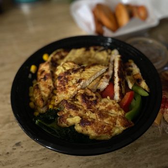 Chasu Kitchen - Satay Chicken Build Your Own Bowl - Asian Fusion Near Me - Plano, Texas