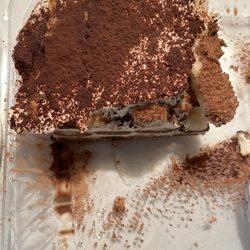 Hunk of Tiramisu. Wasn't worth the price though I think. You decide though...