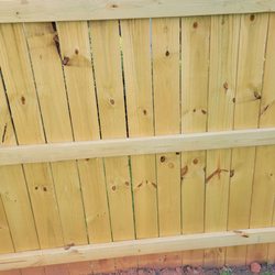 Right Now Fencing - Check the spacing on boards, it was supposed to be board next to board.