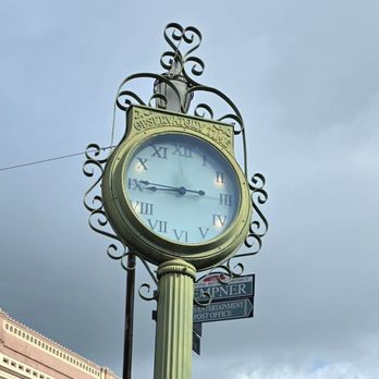 The Strand Historic District - An old Victorian observatory clock at The Strand - Local Flavor Near Me - Galveston, Texas