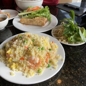Fabulous Pho - Shrimp fried rice, egg-rolls, pho - Vietnamese Near Me - Conroe, Texas