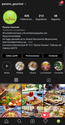 Menu photo 1 Paraíso Gourmet Oaxaca, OAX Menu photo 1 Paraíso Gourmet Oaxaca, OAX