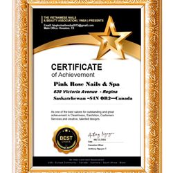 Pink Rose Nails Spa - Outstanding services in cleanliness , sanitation and creative designs !