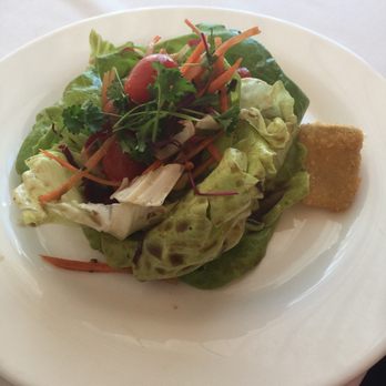 Vintner Grill - Sweet butter lettuce salad w/ warm brie, carrots, cherry tomatoes, and orang-balsamic vinaigrette, half portion $7 - New American Near Me - Las Vegas, Nevada Vintner Grill - Sweet butter lettuce salad w/ warm brie, carrots, cherry tomatoes, and orang-balsamic vinaigrette, half portion $7 - New American Near Me - Las Vegas, Nevada