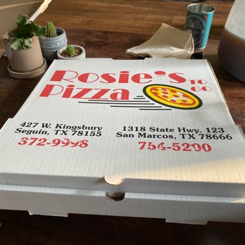 Rosie's Pizza - Pizza box - Italian Near Me - San Marcos, Texas Rosie's Pizza - Pizza box - Italian Near Me - San Marcos, Texas