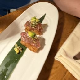 Tuna crispy rice Tuna crispy rice