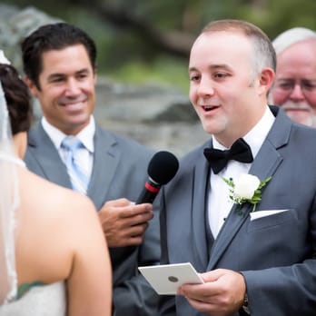 Lake Tahoe Wedding - Zac saying his Vows - Wedding Planning Near Me - Zephyr Cove, Nevada Lake Tahoe Wedding - Zac saying his Vows - Wedding Planning Near Me - Zephyr Cove, Nevada