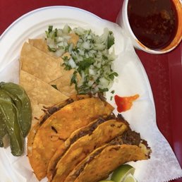 2 crispy tacos . Too much to eat!!