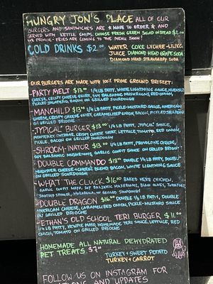 Menu photo 6 Hungry Jon's Place Honolulu, HI