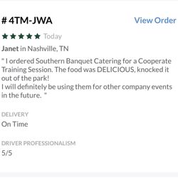 Southern Banquet Catering Co - Accolades
