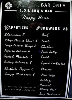 Menu photo 8 L.O.L BBQ & BAR Great Neck, NY
