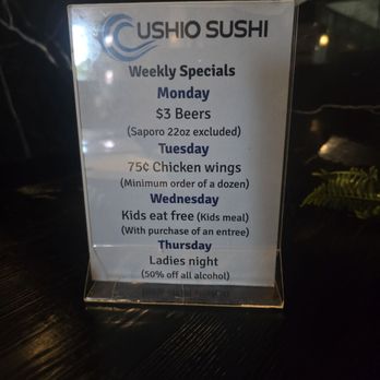 Ushio Sushi - Menu - Sushi Bars Near Me - Davie, Florida Ushio Sushi - Menu - Sushi Bars Near Me - Davie, Florida