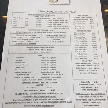 Chick N' Friends - Soul Food Near Me - Columbia, Maryland
