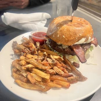 From Scratch - Blue BLEU BACON CHEESE BURGER - Pizza Near Me - Salt Lake City, Utah