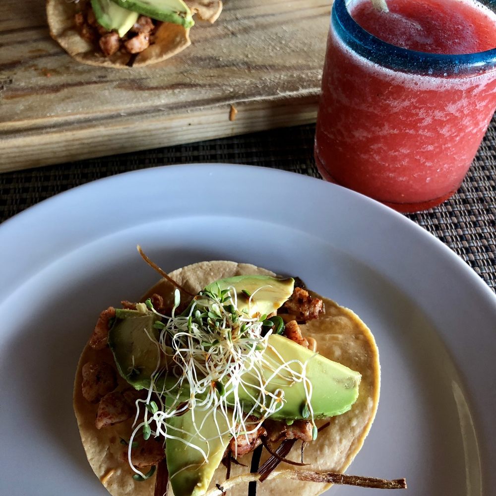 Restaurant Piedra Escondida - Ahi tuna tostada, so good! - Seafood Near Me - Tulum, ROO Restaurant Piedra Escondida - Ahi tuna tostada, so good! - Seafood Near Me - Tulum, ROO