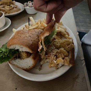 Segnette Landing - Fried shrimp poboy - Cajun/Creole Near Me - Westwego, Louisiana Segnette Landing - Fried shrimp poboy - Cajun/Creole Near Me - Westwego, Louisiana