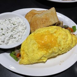 Sam's Place - Prime rib omelet was delicious.