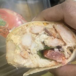 Seafood Club Wrap