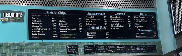 Menu photo 3 Newman's Grotto Eugene, OR
