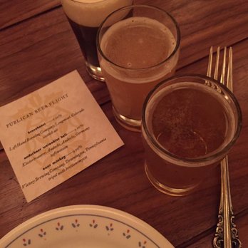 The Publican - Taste of three beer flight - New American Near Me - Chicago, Illinois The Publican - Taste of three beer flight - New American Near Me - Chicago, Illinois