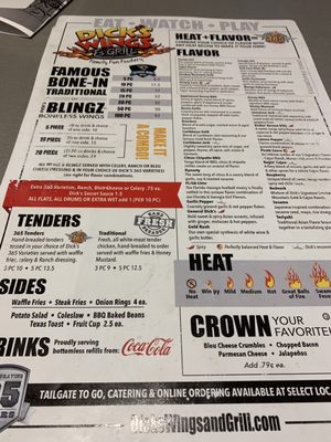 Menu photo 6 Dick's Wings & Grill - Nocatee Ponte Vedra, FL Menu photo 6 Dick's Wings & Grill - Nocatee Ponte Vedra, FL