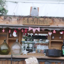 Le Chalet du Coucou - Décor de la terrasse couverte