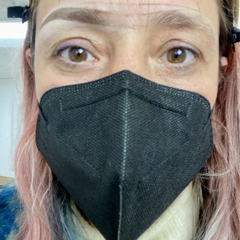 Advanced PMU by Anna - Left eyebrow, how it naturally is, it disappears! Right eyebrow, Anna's markings before drawing it in :) - Permanent Makeup Near Me - Los Angeles, California