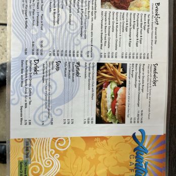 Aunties Cafe - Menu as of 3/8/25 - Breakfast & Brunch Near Me - Gardena, California