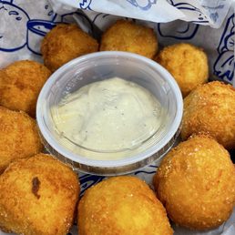 Potato puffs.