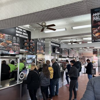Nathan's Famous - customers at the counter - Hot Dogs Near Me - Brooklyn, New York Nathan's Famous - customers at the counter - Hot Dogs Near Me - Brooklyn, New York
