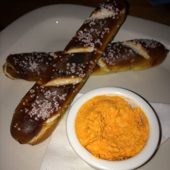 Route 66 Smokehouse - Classic Pimento Cheese with Warm Pretzels ($10 for 2) - Barbeque Near Me - New York, New York Route 66 Smokehouse - Classic Pimento Cheese with Warm Pretzels ($10 for 2) - Barbeque Near Me - New York, New York