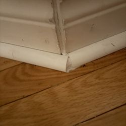 Mitten Handyman Service - Extremely unprofessional job on baseboard