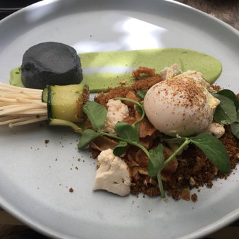 Industry Beans - Truffled egg with charcoal pane cotta. - Coffee Roasteries Near Me - Fitzroy, VIC Industry Beans - Truffled egg with charcoal pane cotta. - Coffee Roasteries Near Me - Fitzroy, VIC