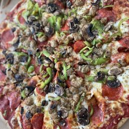 Chicago Classic Pizza with Extra sauce. Chicago Classic Pizza with Extra sauce.