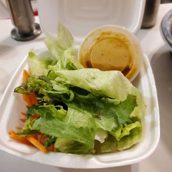 Asian Thai Kitchen - Side salad with peanut sauce - Food Delivery Services Near Me - Miami, Florida