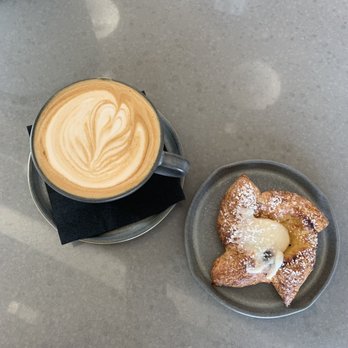 TRO Coffee - Vanilla latte and lemon curd cream pastry. Yeah. Totally yummy. - Coffee & Tea Near Me - Glendora, California TRO Coffee - Vanilla latte and lemon curd cream pastry. Yeah. Totally yummy. - Coffee & Tea Near Me - Glendora, California