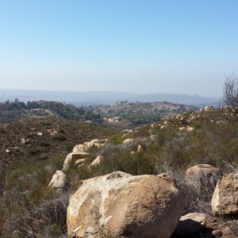 Mount Woodson Trail - View from hiking up the trail - Hiking Near Me - Poway, California