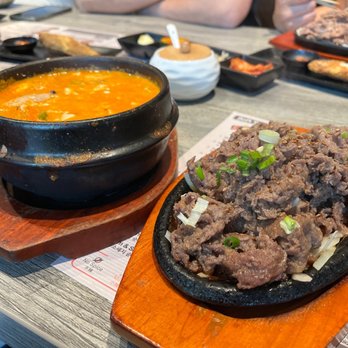 Cho Dang Tofu - Combo B tofu soup with bulgogi - Korean Near Me - Bellevue, Washington