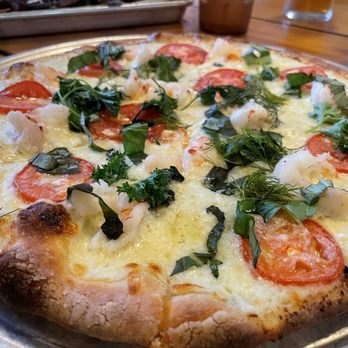 Tipsy Steer - Blanco Shrimp Pizza - Pizza Near Me - Blaine, Minnesota