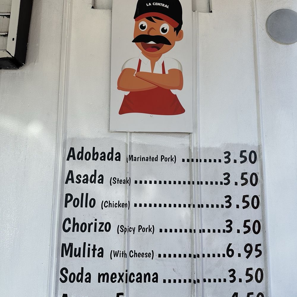Tacos La Central - Menu - April 2025 - Mexican Near Me - Colton, California Tacos La Central - Menu - April 2025 - Mexican Near Me - Colton, California