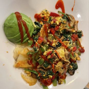 Broken Yolk Cafe - Vegan scramble. Vegan sausage and toast not pictured. - American Near Me - Temecula, California