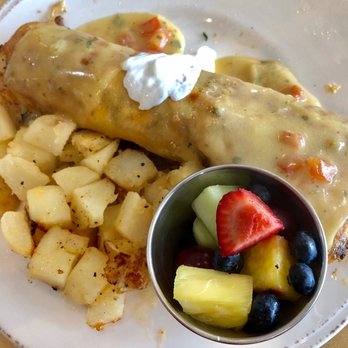 First Watch - Chickichanga with potatoes and fruit - Breakfast & Brunch Near Me - University Heights, Ohio First Watch - Chickichanga with potatoes and fruit - Breakfast & Brunch Near Me - University Heights, Ohio