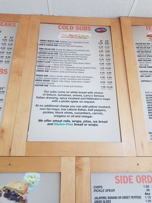 Menu photo 6 Larry's Giant Subs Bonaire, GA Menu photo 6 Larry's Giant Subs Bonaire, GA