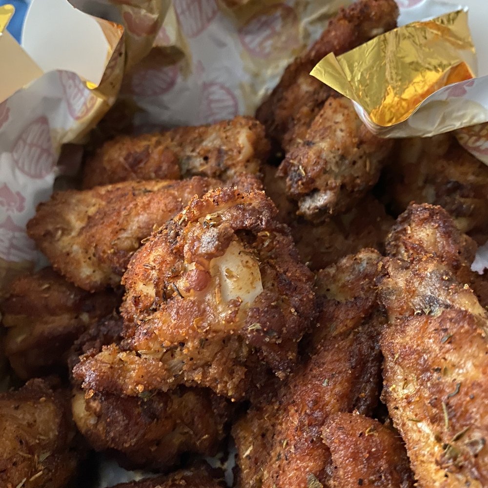 Wing Squad - Soggy no crisp clearly not fried incredibly salty wings - Food Delivery Services Near Me
