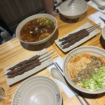 Mogouyan Hand-Pulled Noodles - Beef noodle soup, Dan Dan noodles, and the beef and lamb skewers - Noodles Near Me - Toronto, Ontario Mogouyan Hand-Pulled Noodles - Beef noodle soup, Dan Dan noodles, and the beef and lamb skewers - Noodles Near Me - Toronto, Ontario
