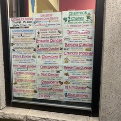Tony's Cones & Coneys - Menu