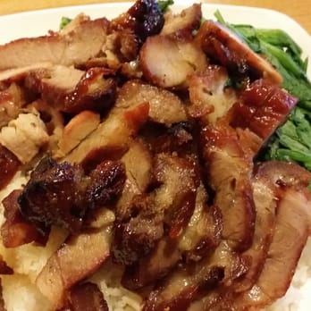 Ming's BBQ - Honey bbq pork with veggies and rice - Barbeque Near Me - Duluth, Georgia